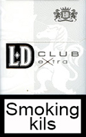 LD Extra Club Silver Cigarettes pack