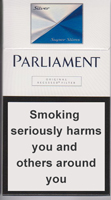 Parliament Super Slims Silver Cigarettes pack