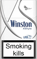 Winston XStyle Silver Cigarettes pack