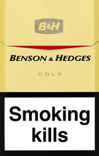 Benson & Hedges Gold Cigarettes pack