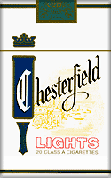 Chesterfield Blue (Lights) Cigarettes pack