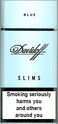 Davidoff Slims Blue Cigarettes pack
