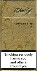 Davidoff Super Slims Gold Cigarettes pack