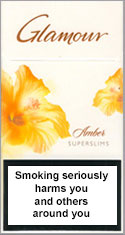 Glamour Super Slims Amber 100's