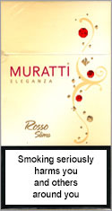 Muratti Eleganza Rosso Slims 100`s Cigarettes pack