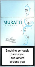 Muratti Eleganza Zaffiro Slims 100`s Cigarettes pack