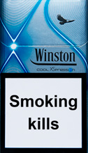 Winston XSpression Cool Cigarettes pack